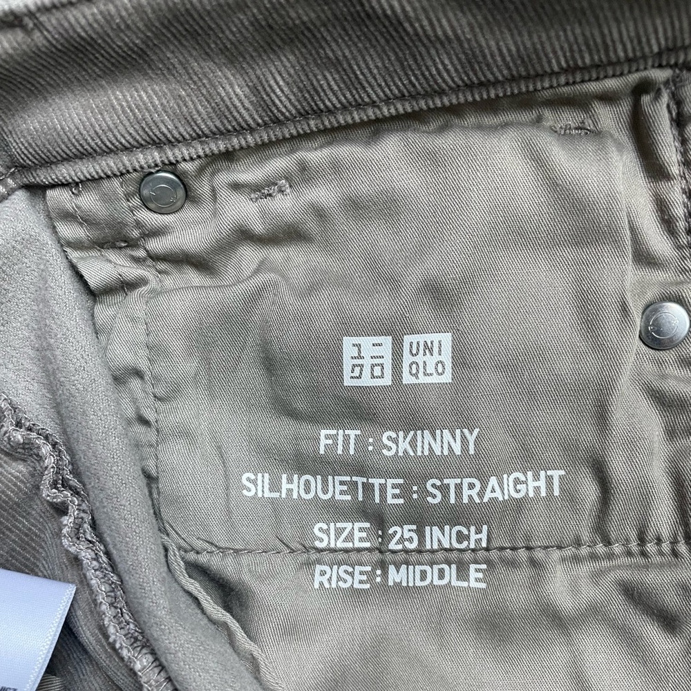 Uniqlo Heat-tech Skinny Fit Pants - Like New - Taupe